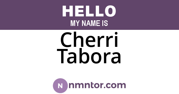 Cherri Tabora