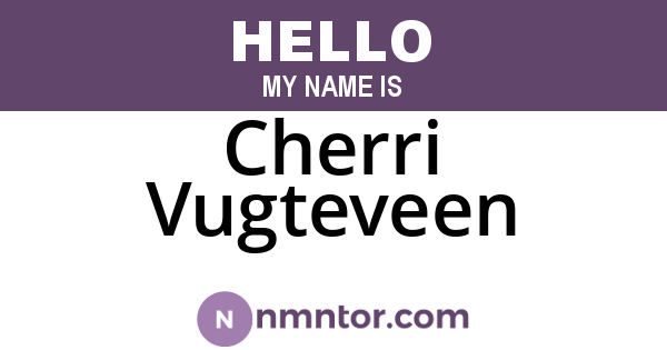 Cherri Vugteveen