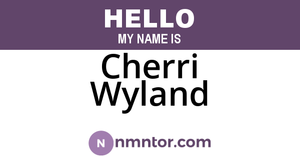 Cherri Wyland