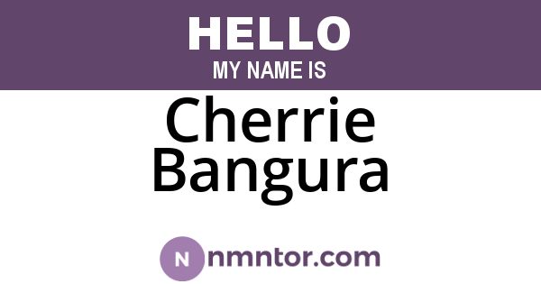 Cherrie Bangura