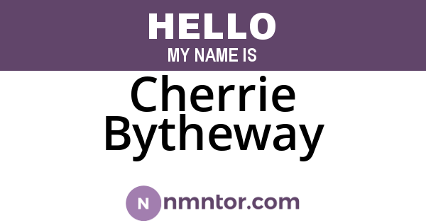 Cherrie Bytheway