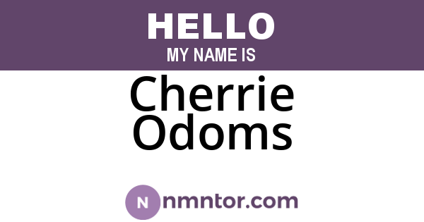 Cherrie Odoms