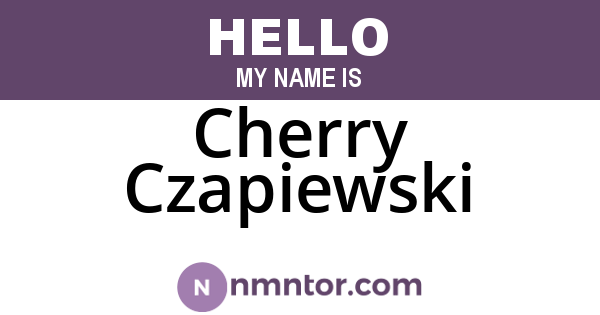 Cherry Czapiewski