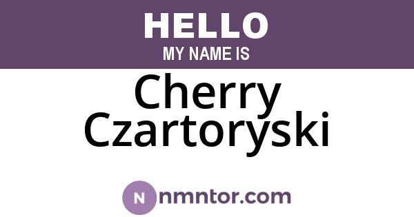 Cherry Czartoryski