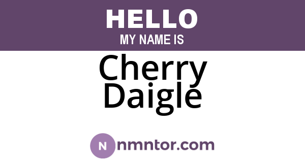 Cherry Daigle