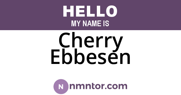Cherry Ebbesen