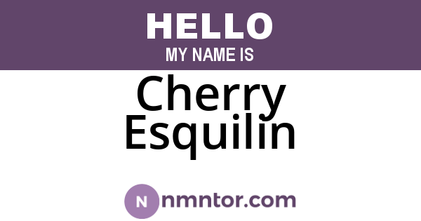 Cherry Esquilin