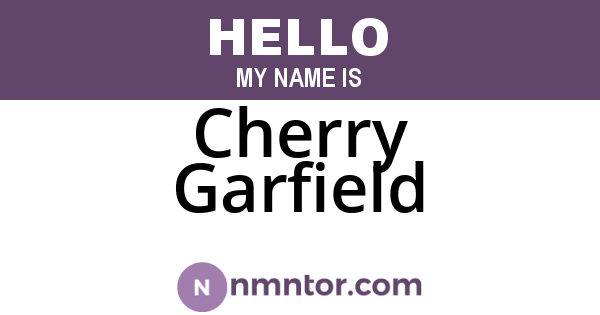 Cherry Garfield