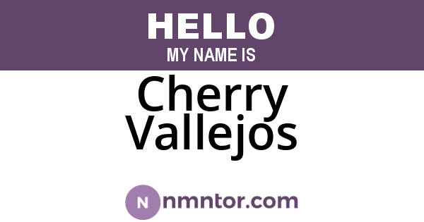 Cherry Vallejos