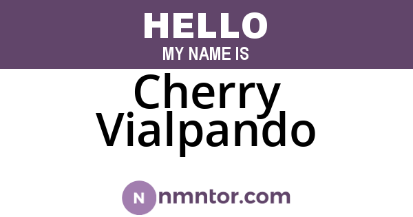 Cherry Vialpando