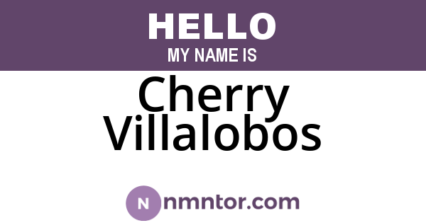 Cherry Villalobos