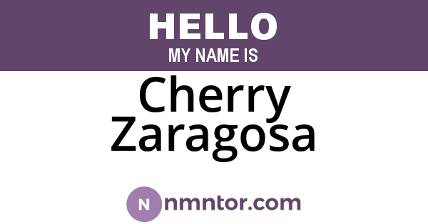 Cherry Zaragosa