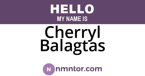Cherryl Balagtas