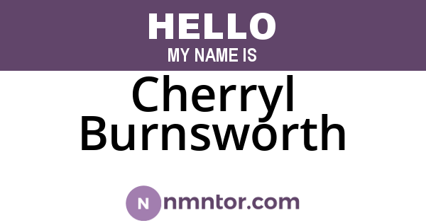 Cherryl Burnsworth