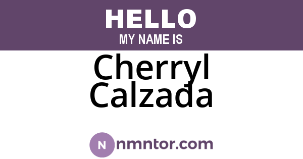 Cherryl Calzada