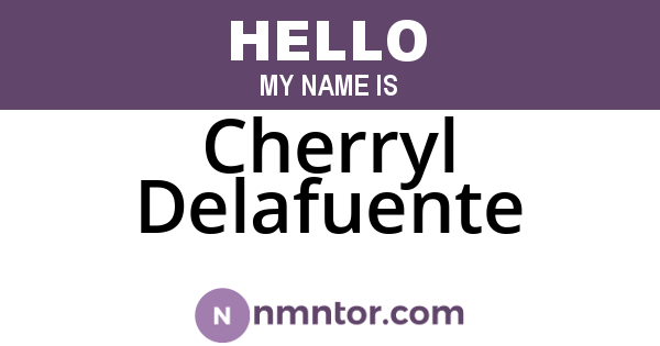 Cherryl Delafuente