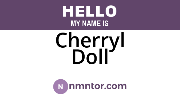 Cherryl Doll