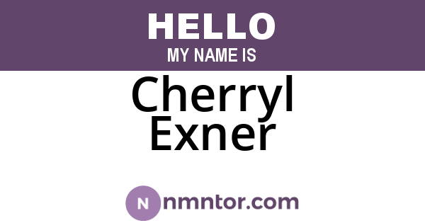 Cherryl Exner