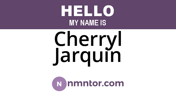 Cherryl Jarquin