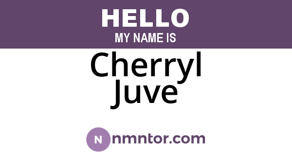 Cherryl Juve
