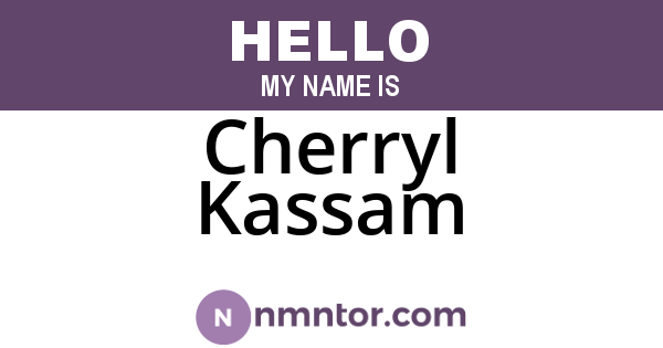 Cherryl Kassam