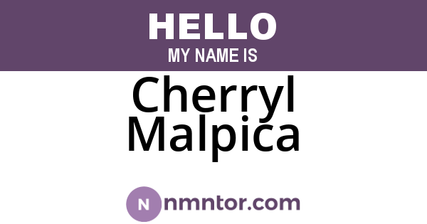 Cherryl Malpica