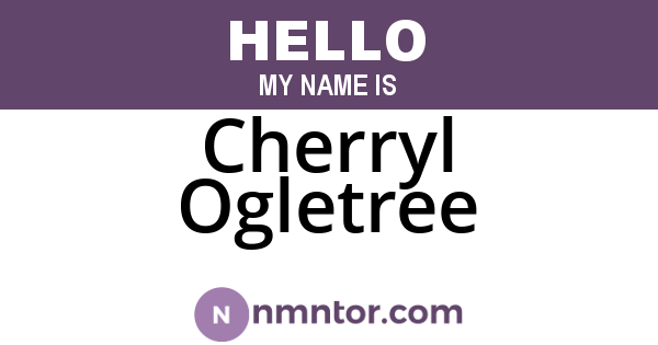 Cherryl Ogletree