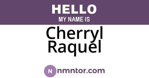 Cherryl Raquel