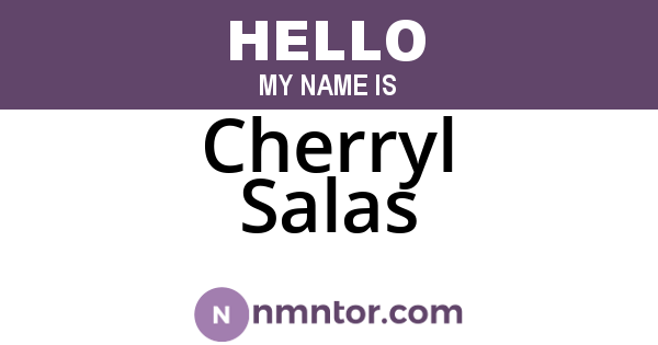 Cherryl Salas