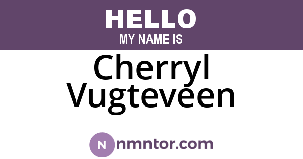 Cherryl Vugteveen