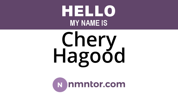Chery Hagood