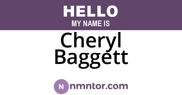 Cheryl Baggett