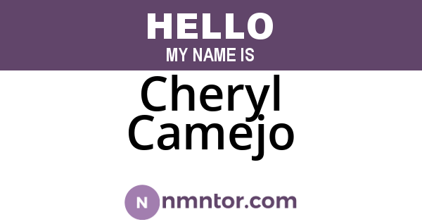 Cheryl Camejo