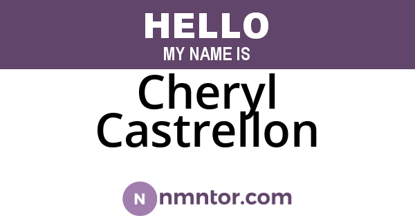 Cheryl Castrellon