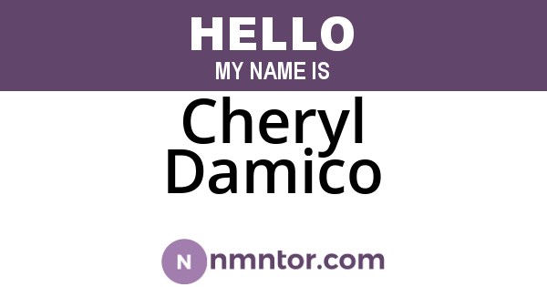 Cheryl Damico