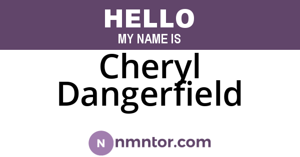 Cheryl Dangerfield