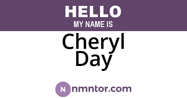 Cheryl Day