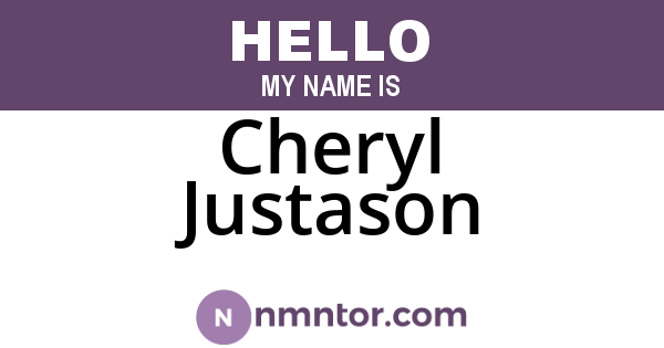 Cheryl Justason