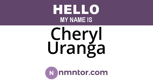 Cheryl Uranga