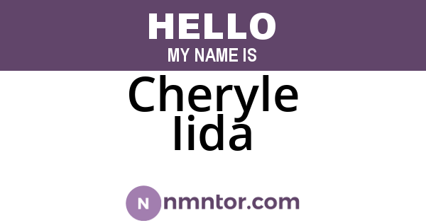 Cheryle Iida