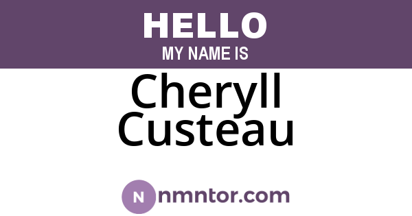 Cheryll Custeau
