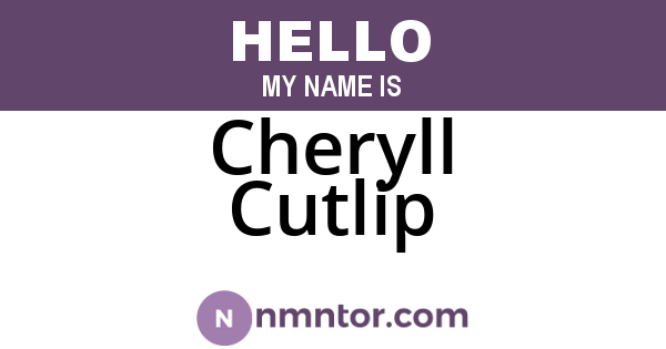 Cheryll Cutlip