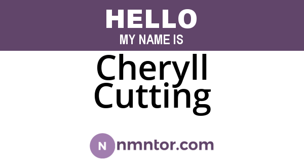 Cheryll Cutting