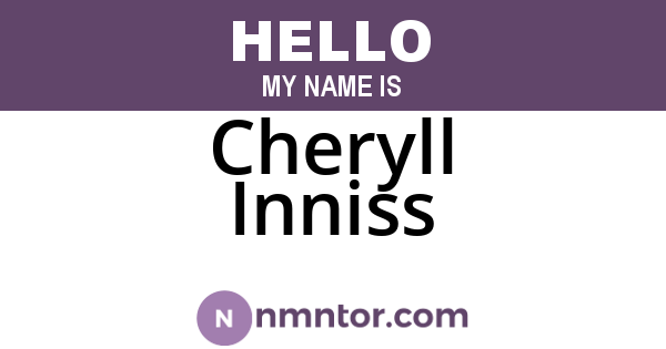 Cheryll Inniss