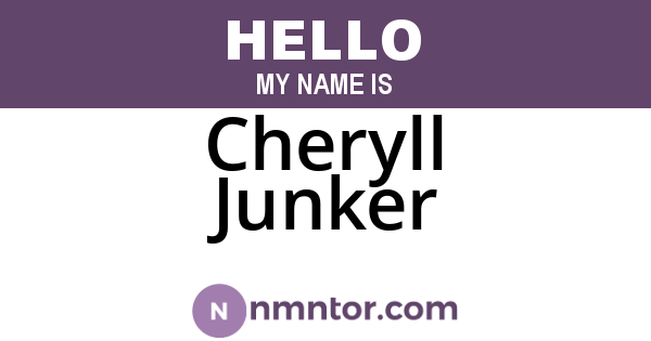 Cheryll Junker