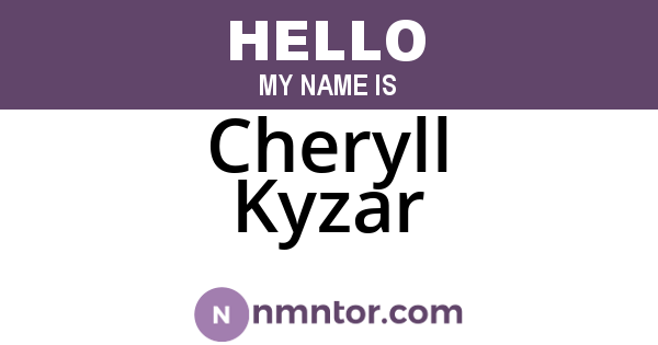 Cheryll Kyzar