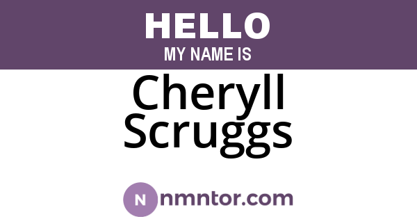 Cheryll Scruggs