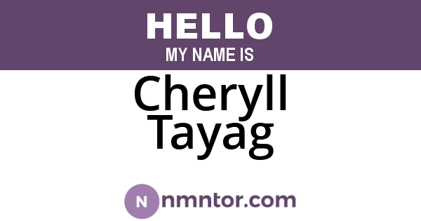 Cheryll Tayag
