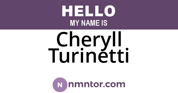 Cheryll Turinetti