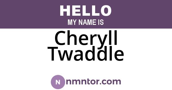 Cheryll Twaddle